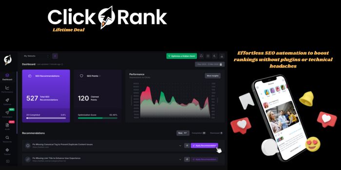 ClickRank Lifetime Deal